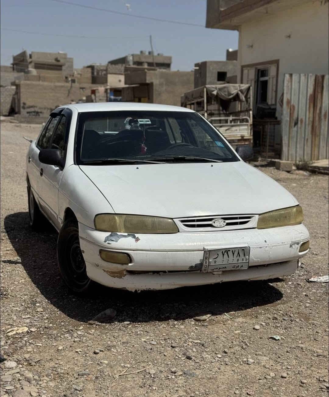 للبيع كيا سيفيا موديل 1996 رقم كركوك مشروع وطني بسمنه سنويه لحد 29 شرط التحويل والغرامات سياره نظيفه لون ابيض محرك مفتوح مو مسكر محرك كير خير من الله بس بي بخار سياره بدون خياس وبدون ضربه تايرات صدر بشرط السعر 28 ورقه مكان سياره بدوز وشراي يتصل على الرقم ***********
