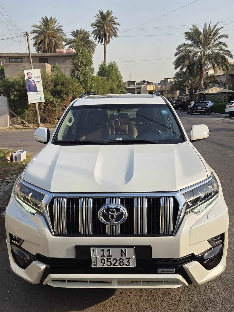 السلام عليكم 
برادو سبعينة 2022 TXS للبيع سبير دفن ماشية 47000 الف كيلو من شركة ساز تبديل الدهن بلشركة رايدك ب 42500 الف دولار وبيه مجال بيه بارد وتكحيل على كد شبر بلجاملغ الايمن الخلفي وشويه من الباب العنوان العطيفية ***********
