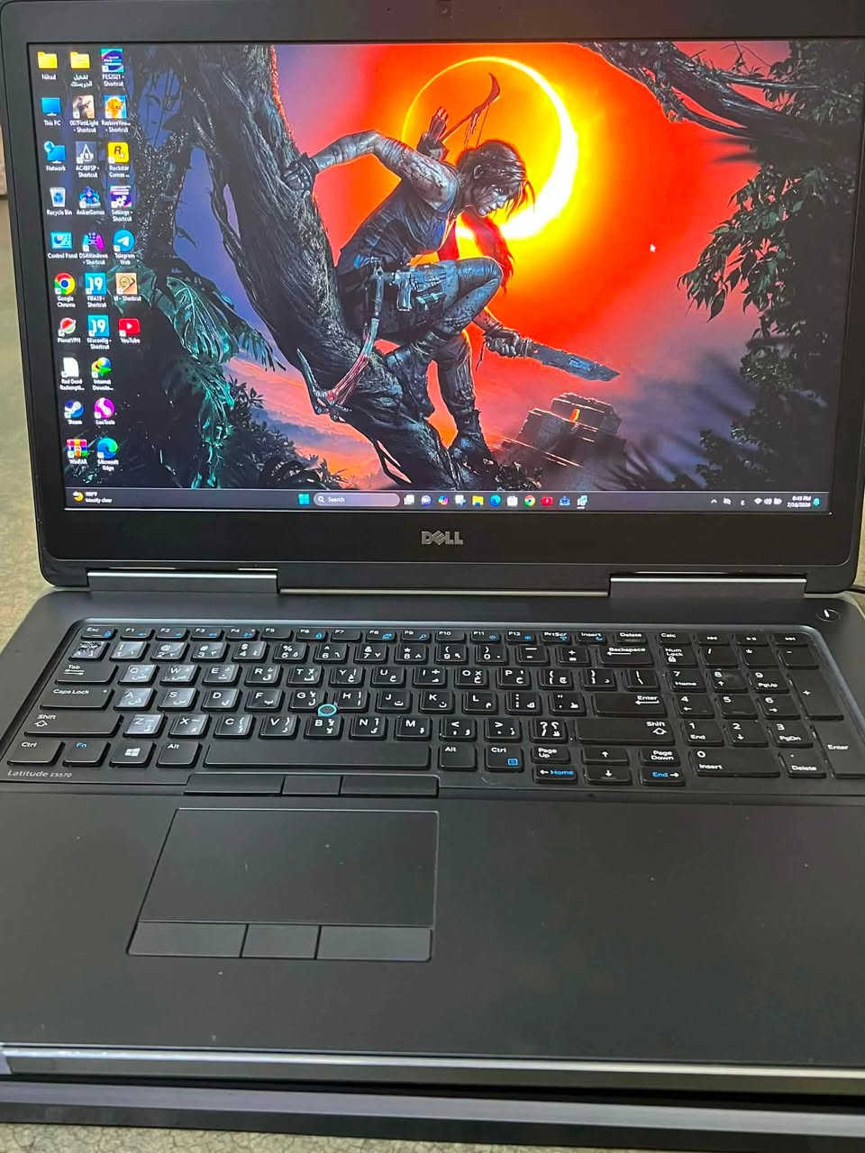 سلام عليكم من رهصة الادمن
لابتوب Dell جيل السابع 7700
رام 16 كيكه 
هارد 256 ssd
هارد ثاني 512 hdd
كارت شاشه منفصل 6 كيكه 
حجم الشاشه 17 
تشغل جميع الالعاب
للأسفسار واتساب ***********
