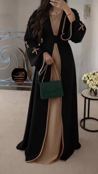 طقم عباية نسائي • دبل كريب • مقاسات M-XXL