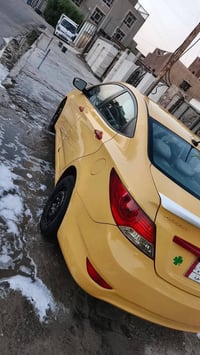 اكسنت موديل 2014 وارد امريكي محرك جي دي اي حادثها جاملغ امامي وبنيد مب...