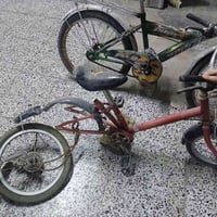بايسكلات للبيع الجبير بس عوزة بوربرن ب40والصغير بناتي حجم 14عوزة جاملغ...