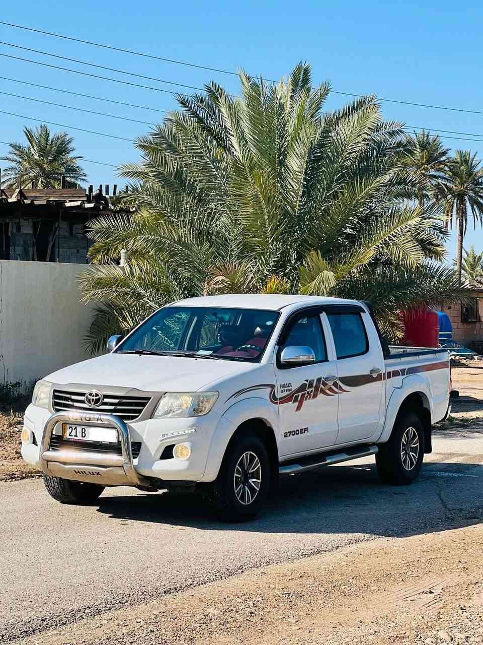 سلام عليكم
TOYOTA HILUX 2013 4X4
حجم محرك 2700
4 سلندر
سياره بدون ضرر
ايرباك سليم
سياره رقم شمالي سليمانيه
وكاله سيد نهرو
مواصفات
مرايات جانبيه كهربائيه
كامره
شاشه مع جميع المنافذ
سياره اعتماديه وجاهزة من كلشي
للبيع - موقع ديالى بعقوبه
تواصل ***********
