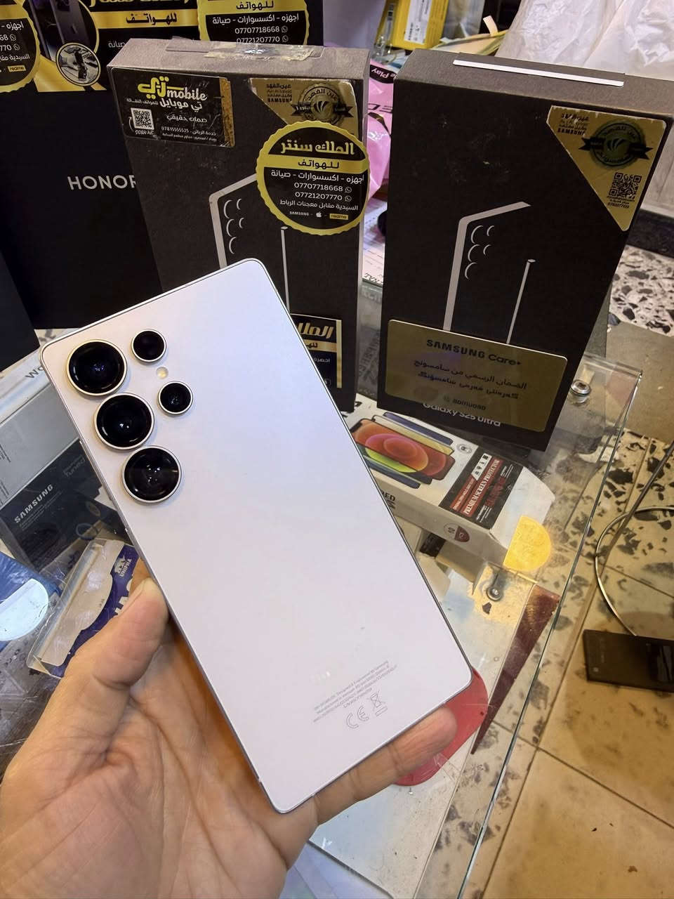 S25 الترا
ذاكرة 1 تيرا

استخدام قليل جدا

ضمان عين الفهد

الضمان لغاية 2027

ملحقات كامله مع كفر ولاصق شاشه وحماية كاميرات

السعر 1500.000/اسعار ثابتة

الملك سنتر/السيدية

***********
