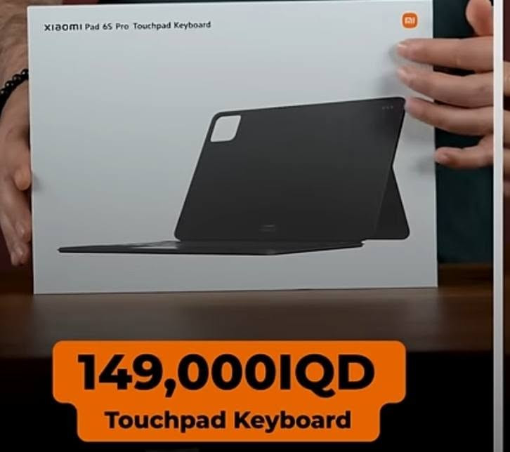 السلام عليكم ✨
غني عن التعريف Xiaomi pad 6s pro 
مواصفاته 
 معالج  Snapdragon 8 gen 2 
يشغل 120 فريم بوبجي
 ذاكرة 512 
عشوائية 12GB
حجم الشاشة 12.4
شاشة بترد 144 IPS
البطاريه🔋 10000mAh
يدعم شحن سريع 120W 
نضيف كلش✨
(((ويا كيبورد مال شركة  Xiaomi))) 
 ايباد فلاك شيب يعني فئة عليا لا اقتصادية ولا فئة متوسطة 
يرهم على كل العاب يرهم مونتاج و رسم و دراسة و كلشي
««السعر 650 الف»» 
التواصل  ***********
