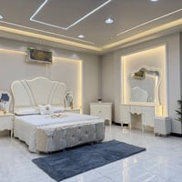 غرفة مرمري • ٧ قطع • ميز تواليت