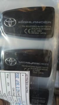 تويوتا • أصلي • كفر سمارت كارد