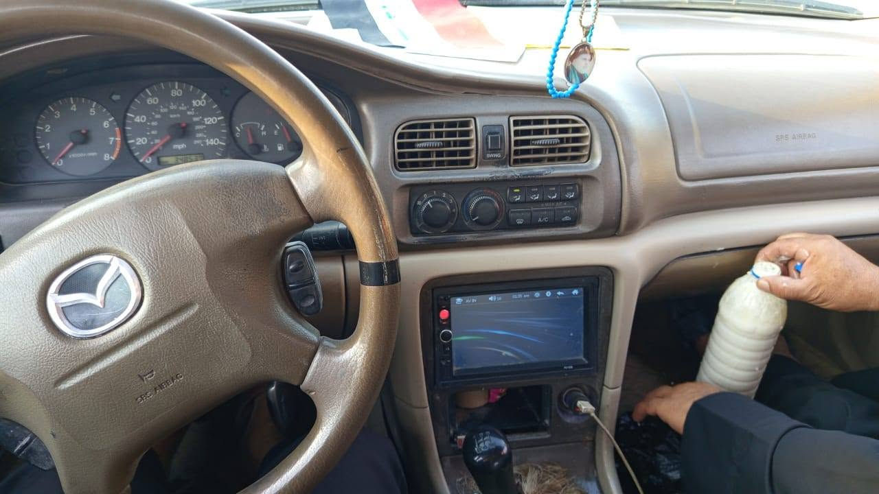 السلام عليكم سيارة مازدا موديل 2000السيارة ماعايزة شي تبريد شغال حدادية مكينة كلشي ماعايزة سعرهة 35وبيهة مجال المكان 
النجف شارع المطار الجديد ‏‪***********‬‏
