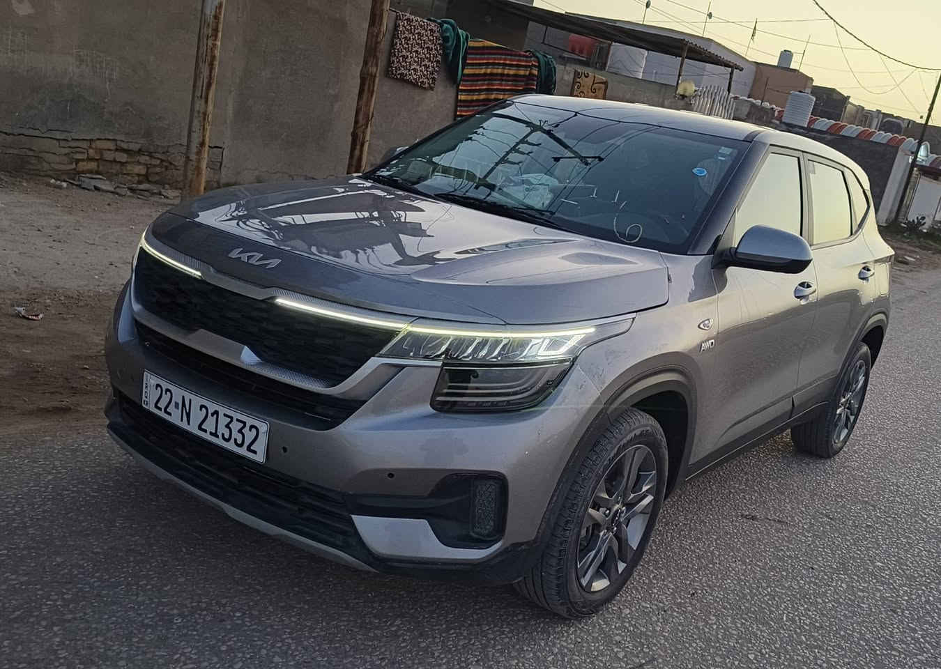 السلام عليكم
كيا سيلتوز 2023 S رقم اربيل بأسمي حادث تبديل دعامية + بارد بالجاملغ الأيسر الأمامي كلش قليل فقط بدون أي صبغ 
صور الحادث مرفقة 
محرك 2000 دوش  
للتواصل والاستفسار : ***********
