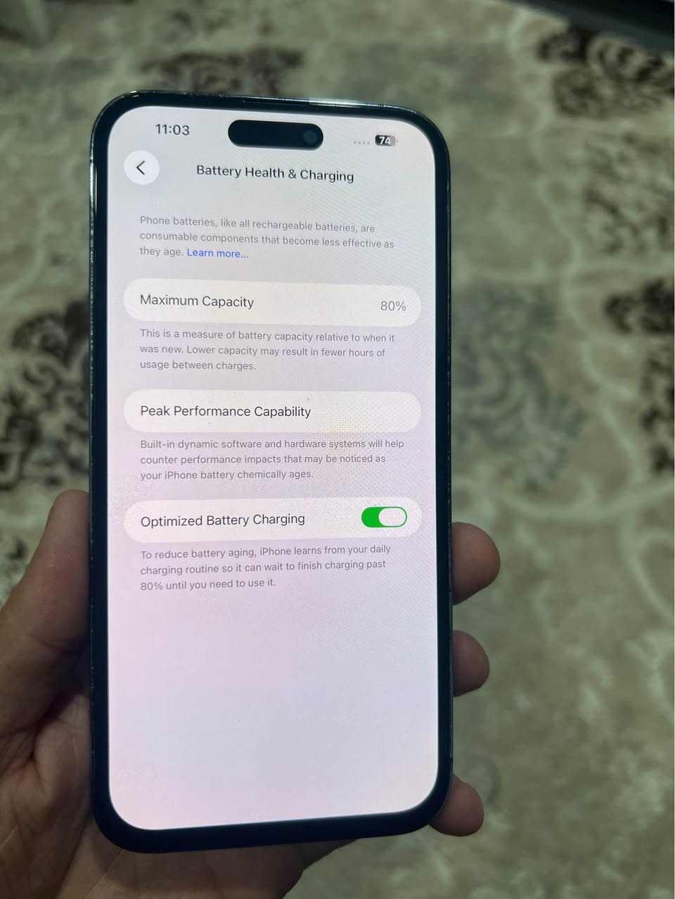 ١٤ پروماكس مور ٢٥٦ گيگاية و ٢ سيم ZAA
پاتري ٨٠ 
موبايلةكة تةنها شاشةي گورايةGX ئةسلي بةشةرت 
فةيس ئايدي ئيش ناكات پشتي شوختيكي هةية 
سعري ٥٨٠ هةزار أربيل, العراق


**إذا كنت صاحب هذا الإعلان وتريد حذفه لأي سبب، رجاءا أرسل رسالة إلى الدعم الفني**