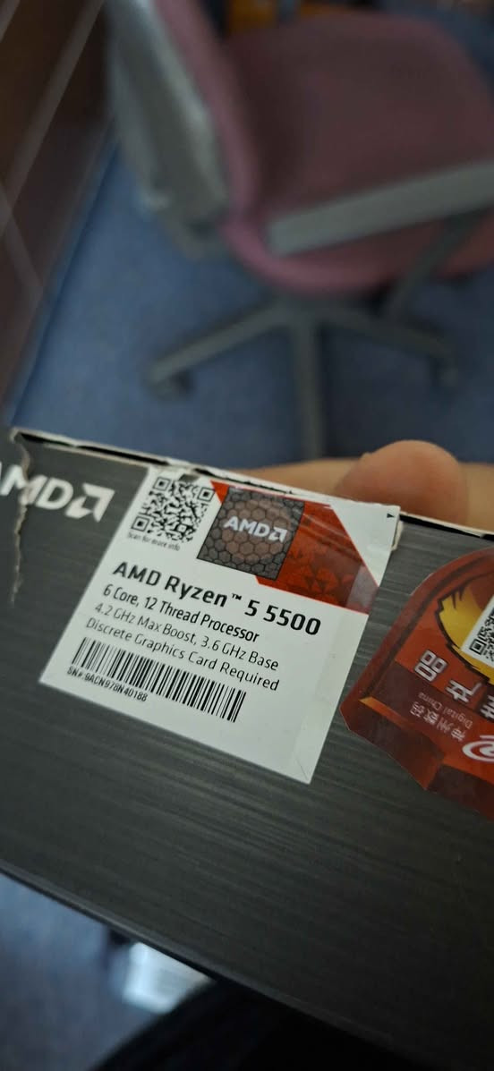 ryzen 5 5500 new with fan أربيل, العراق


**إذا كنت صاحب هذا الإعلان وتريد حذفه لأي سبب، رجاءا أرسل رسالة إلى الدعم الفني**