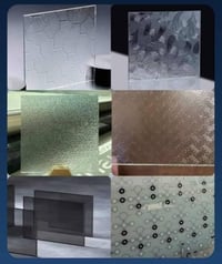 زجاج مرايا • ٤ملم ٦ملم • تنظيف وصبغ