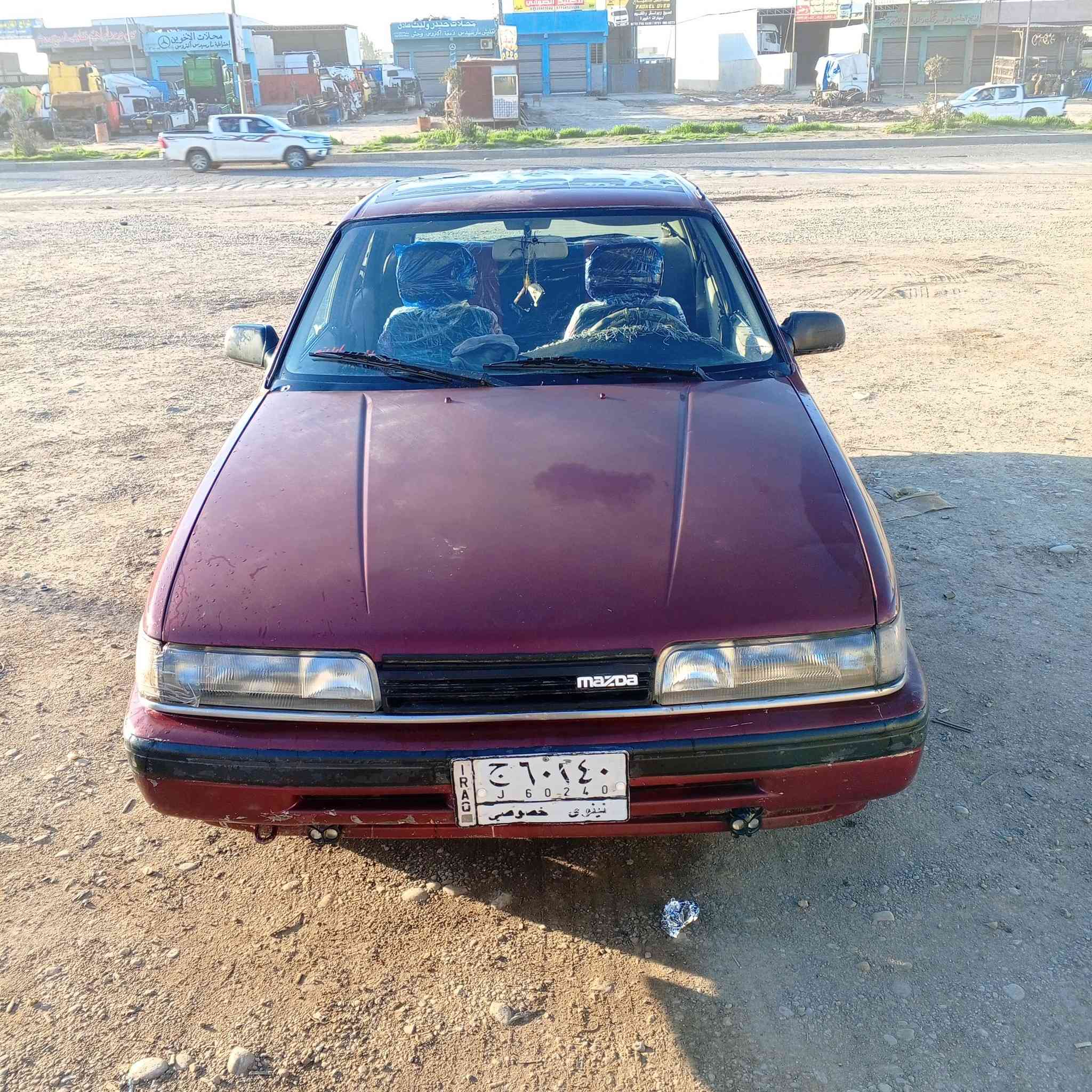 السلام عليكم مازدا صندوق 626
رقم نينوئ الماني سنويه 2026
صبغ احزام جماليه 
طخم تاير جديد 
مكينه وكير شرط 
السعر 40 وبي مجال 
***********
