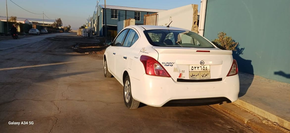 سلام عليكم
نيسان صني هندي 
موديل 2019 
ماشي 131
سنوية منتهي 
سيارة بدون صبغ 
صندوق شبر بي تعديل 
سعر 102
مكان سيارة كركوك 
اسيا ***********
كورك ***********
