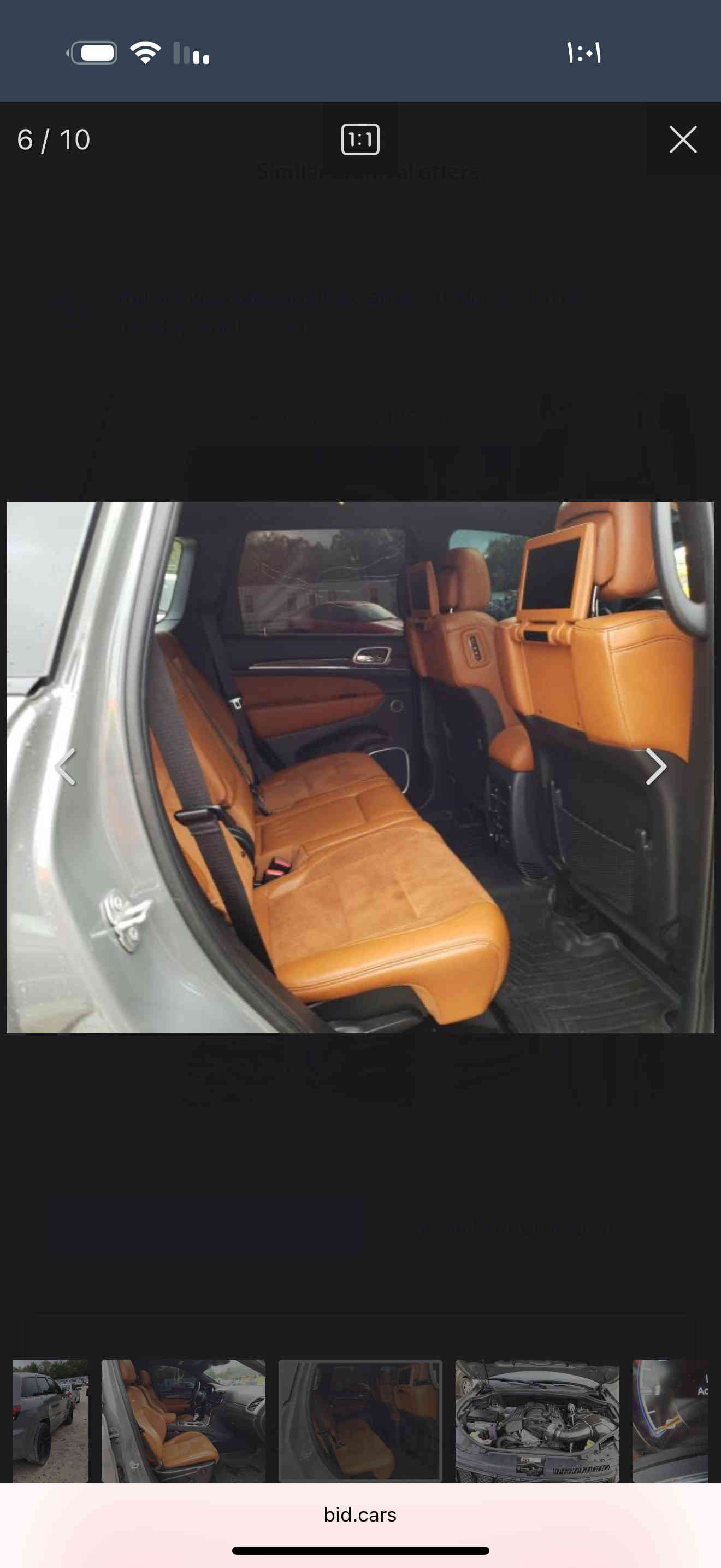 سلام عليكم 
جيب srt موديل 2020
سياره كلين تايتل وارد امريكي سياره كلش نضيفه وحلوه فول فول مواصفات لون سمنتي داخل عسلي تلاث شاشات حساسات اماميه وخلفية ورادار امامي سياره بيها كلير بجاملغ لامامي جهة راكب بسيط على كد شخط بدون فتح وسياره بدون دواخل رقمها بغداد بأسمي ماشيه 88الف ماي مبرمجه يم مصطفى ايكل سياره كلش قويه 🚀🔥 مستعجل على لبيع بدون مراوس سعر 320$
رقم ***********
