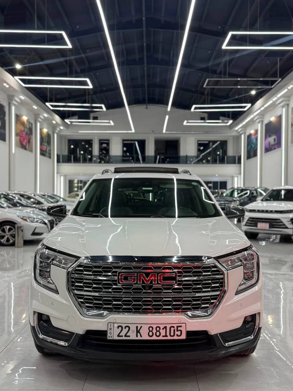 GMC teran AT4 فوول مواصفات 2022
مواصفات 
بانورما ✅
بصمة✅
شغال ✅
٥كاميرات✅
رادار ٣٦٠✅
كشن جلد✅
كشن هيتر✅
كشن كهربا✅
صندوق شفط✅
كشن خزن✅
ملاحضة نص بنيت صبغ ماشية ٦٠ الف مايل  
مكان سيارة اربيل ***********_
سعر ١٩٩ ورقة مجال بسيط
