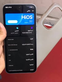 تكنو سبارك 40برو ذاكره 256 رام8+8 60 فريم بطاريته نسبتها 100 مكفول كفا...