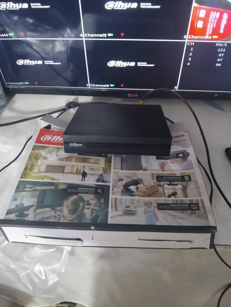 للبيع
دهوا ،8منافذ
مع هارد 500 كيكا
ومحول تشغيل 
بغداد
***********
