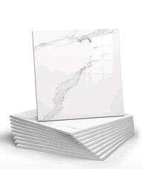 رخام أبيض • بدون تكسير • سهل التركيب