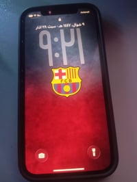 ايفون 12 العادي ذاكرة 256 مبدل بس بطارية وكل شي شغال فيس ايدي شغال بس ...