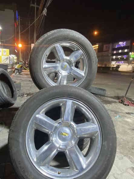 للبيع او مراوس
تخم ويل كب تاهوLTZ حجم20 اصلي
مع تخم تاير انتاج25 كابسن زيرو
السعر والتفاصيل اتصل وتدلل
***********
