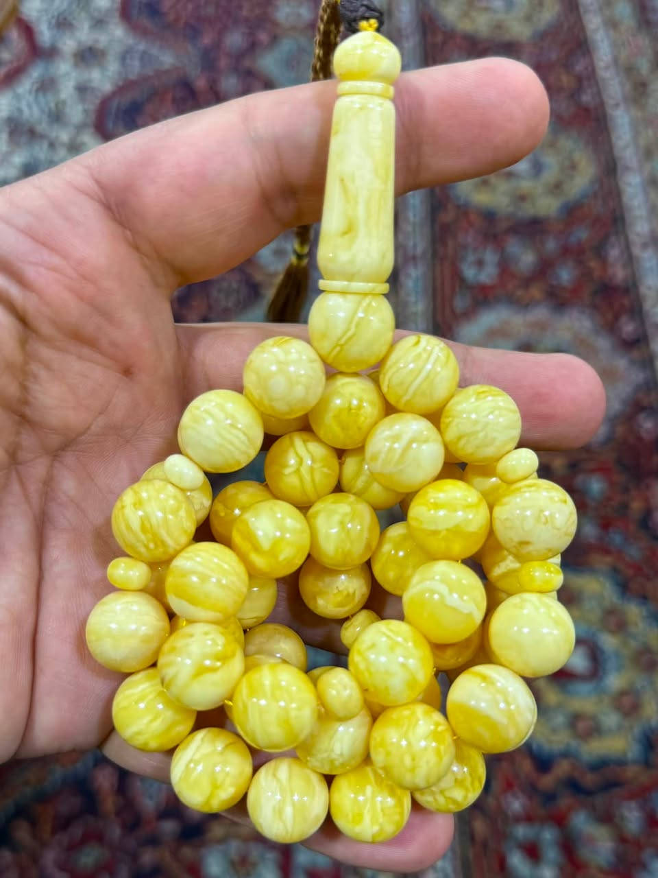 سلام عليكم مسباح مشخط نمري🐆تبارك الله

الوزن 80 غرام العدد 55 قياس 13/5
***********
