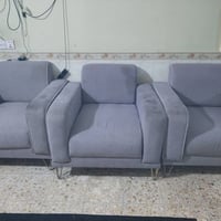 مجموعه ست البيت • ٢٥ قطعة • كراسي حديد وجلد
