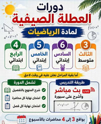 تتوفر الدورات التدريبية المجانية للمراحل  07819470014
