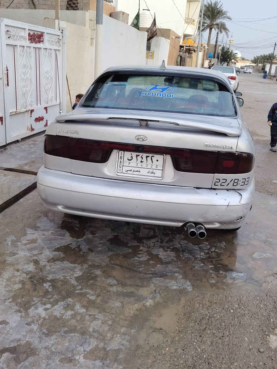 يا الله سلام عليكم سونوتا تو 1995لون سلفر مصبوغه للجماليه ويل كب كير عادي السياره جاهزه بيها بس نواعم خفيفات السعر 45و بيها مجال قليل مكاني ديالئ كنعان (***********)هاذا رقم تلفوني
