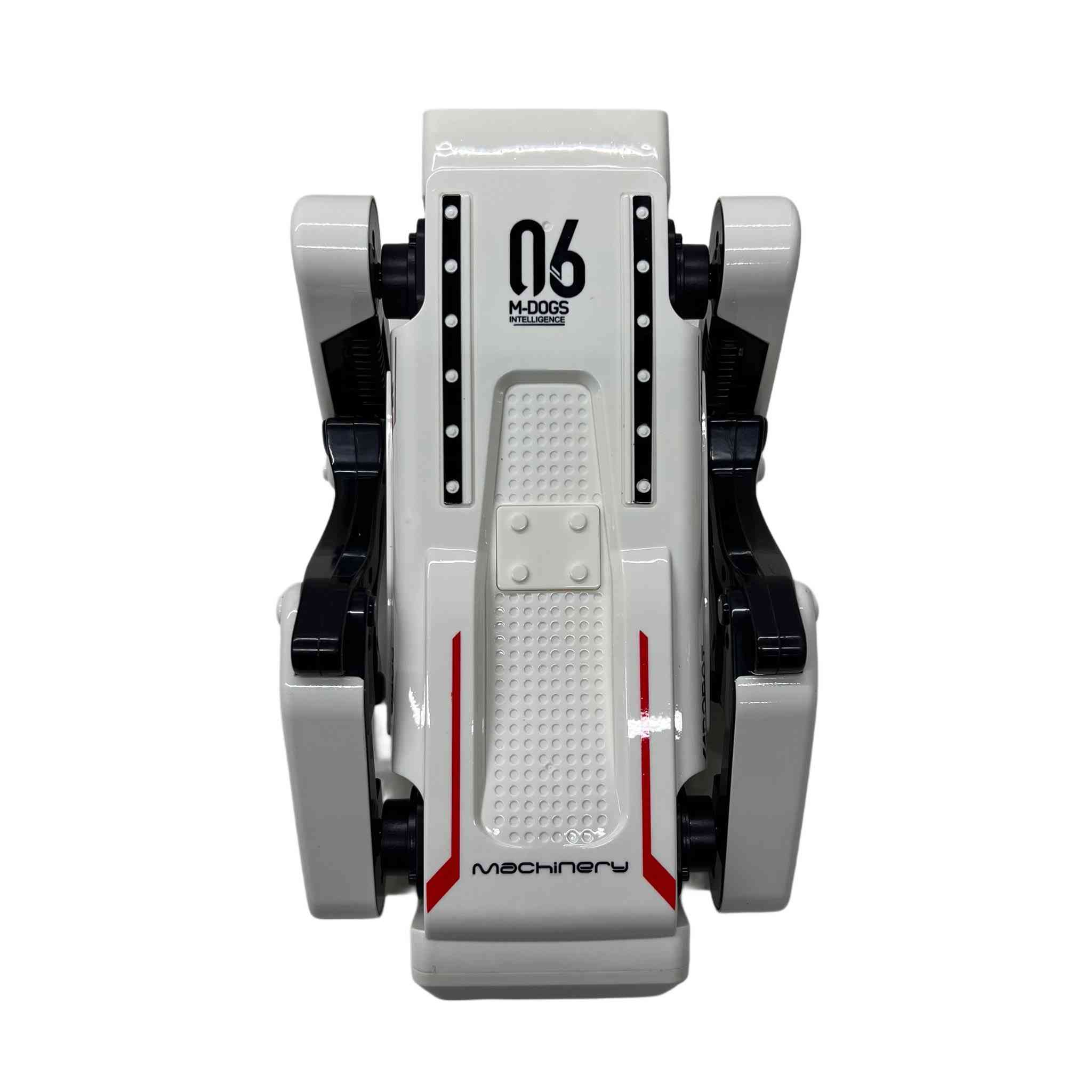 روبوت الكلب الذكي AI ROBOT – تحكم عن بُعد 2.4GHz مع أوامر صوتية
روبوت كلب تفاعلي يعمل بالتحكم عن بُعد بتقنية 2.4GHz، مصمم للحركة واللعب وتنفيذ أوامر متعددة مع إضاءة وموسيقى.

 • يعمل بتحكم عن بُعد بتردد 2.4GHz لسهولة التحكم بالحركات.
 
• يدعم الأوامر الصوتية (Voice Control) والتفاعل المباشر.
 
• مزود بخاصية البرمجة لتنفيذ الحركات حسب تسلسل الأوامر.
 
• حركات متعددة مثل: التقدم للأمام، الالتفاف، الجلوس، النهوض، والانحناء.
 
• يحتوي على موسيقى، رقصات ديناميكية، وإضاءة جذابة.
 
• يدعم وضع الدورية التلقائية (Auto Patrol) ووضع الاستعراض (Stunt).

 • ريموت كنترول 2.4GHz
 • تحكم صوتي
 • الفئة العمرية: 8 سنوات فأكثر
 • الروبوت: بطارية ليثيوم قابلة لإعادة الشحن 3.7V 
 • الريموت: 2 × بطارية AA 1.5V

الملحقات:
 • جهاز تحكم عن بُعد
 • بطارية ليثيوم قابلة لإعادة الشحن 3.7V
 • كابل شحن


**إذا كنت صاحب هذا الإعلان وتريد حذفه لأي سبب، رجاءا أرسل رسالة إلى الدعم الفني**