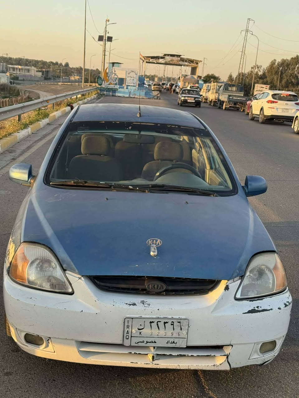 السلام عليكم
كيه ريو 

رقم بغداد تحويل ثاني يوم

موديل 2003

كير مكينه كفاله 

حداديه 80/100

كشر شوف العين 

دواخل جديده
سنويه لل 28
سياره خير من الله 

***********
