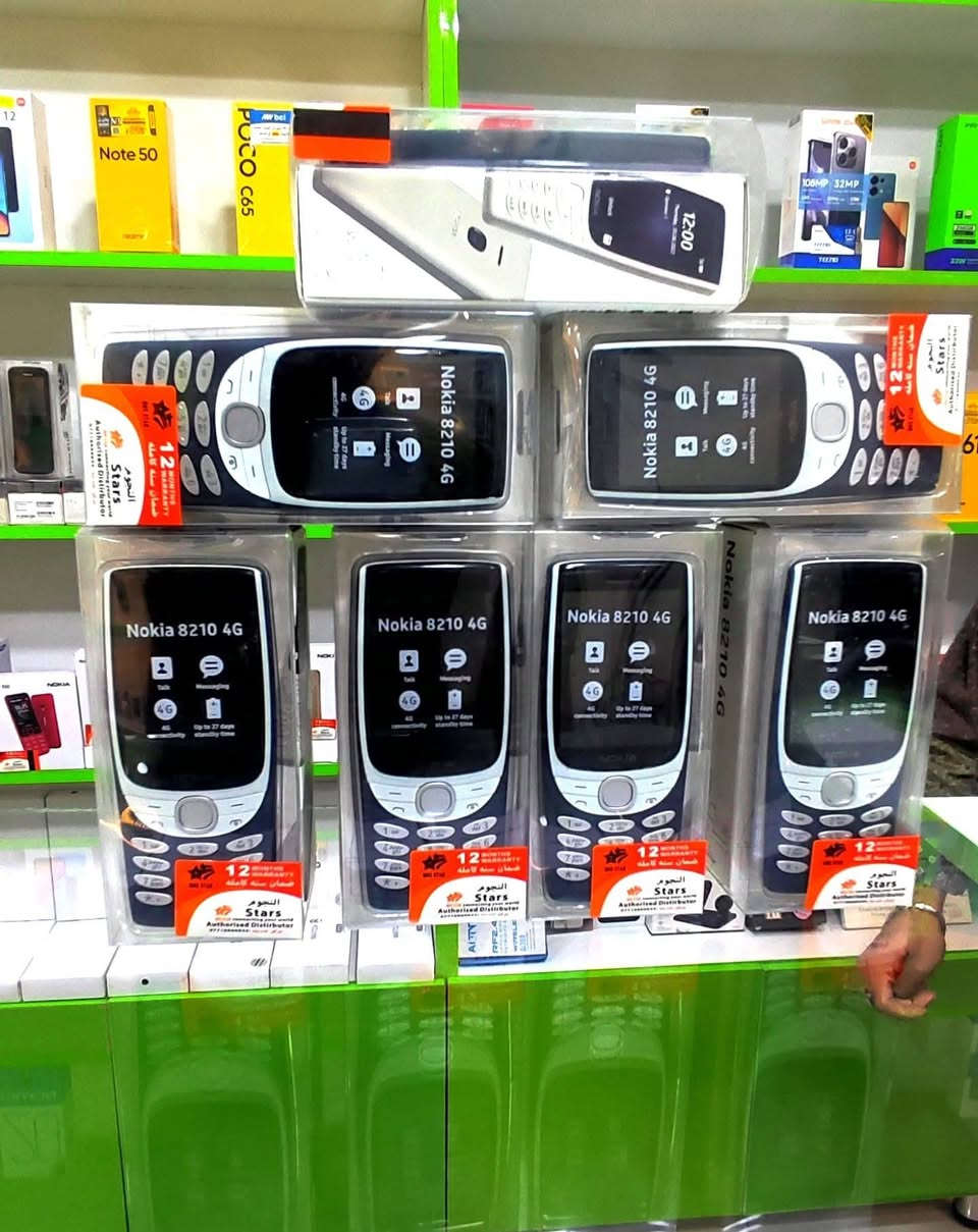 السلام عليكم ورحمة الله وبركاته 🫡🫡

🔥 عرض خاص ومميز على جهاز نوكيا وكالة مع ضمان سنة كاملة من قبل الوكالة 

NOKIA 8210  4G
شاشة كبيرة ملونه واضحة جدا 
دبل سيم كارت 
رام خارجي
كامرة واضحة 
بطارية كبيرة 
شحن مايكرو ( كلكسي)
يخزن اكثر من 250 رقم هاتف مع أسم ثلاثي كامل واضح جدا

السعر  (  28.000 الف دينار فقط )
 العنوان .. المسيب .. شارع المستشفى مقابل صيدلية أوكسجين العلمية .. بناية السفير 
الجبال لتجارة الهواتف و الاكسسوارات 
***********
***********
