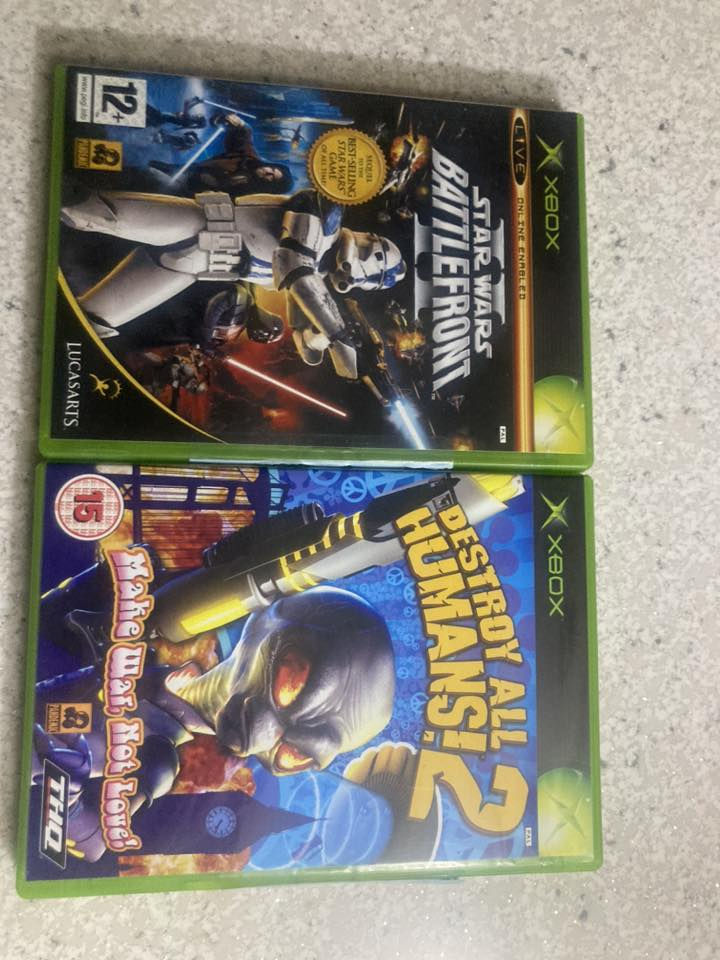 Xbox 360 games العدد 35
Xbox original العدد 2
 3 منهن سيلد Xbox live point العدد 4
ريجن pal 
للحجز خاص او واتساب ***********
