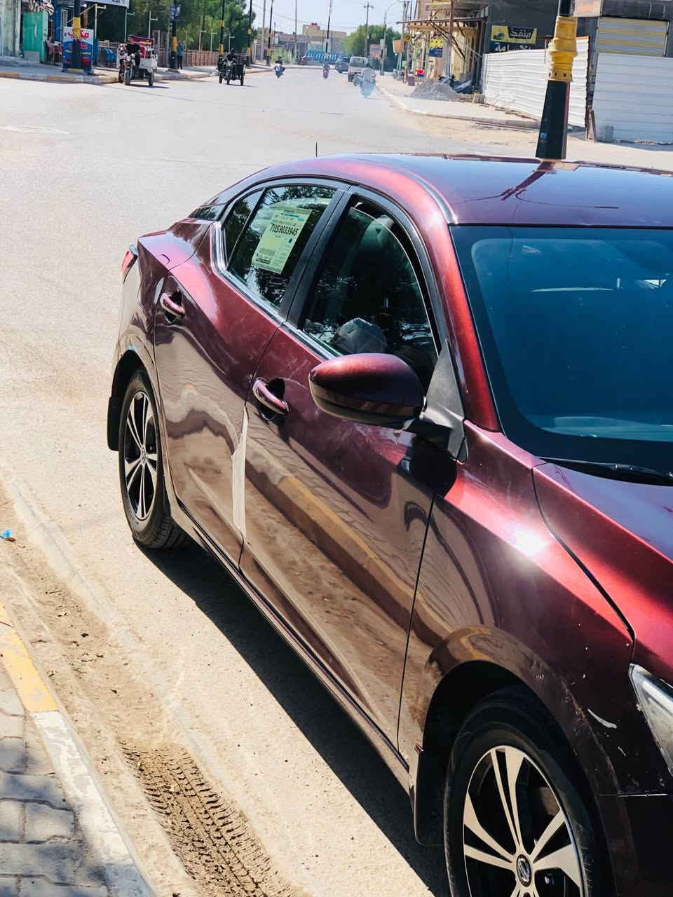 السلام عليكم 
نيسان سنترا موديل 2021 
وراد امريكي مكينه ٢٠٠٠ رقم ذي قار معوقين بيها وكاله عامة سياره فول مواصفات نقصها بس حدادية ترهم مراوس السعر 95 وبيها مجال استفسار اكثر 

***********
