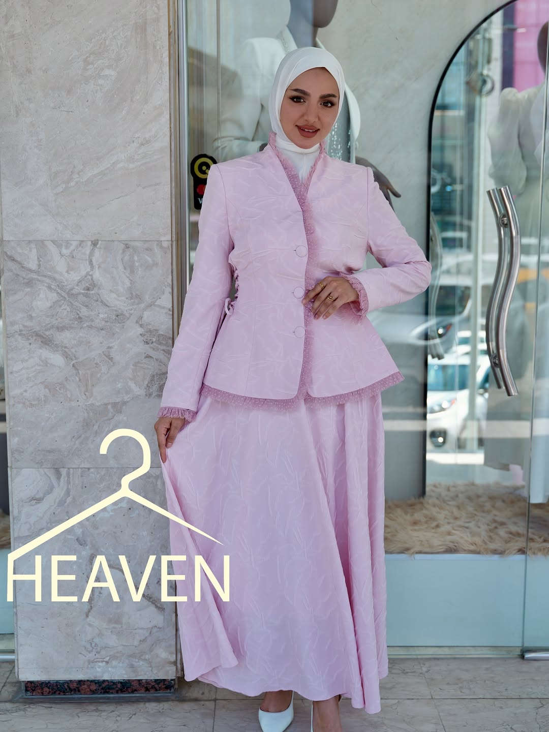 Heaven Boutique اناقتك عنواننا💫

طقم أنيق تنورة مع سترة ✨
بخامة راقية ولمسة فخامة تخلي إطلالتك غير 🤍

الألوان المتوفرة:
أسود ماروني وردي فستقي بيجي سمائي

القياسات:
38 - 40 - 42 - 44 - 46 

الحجاب متوفر بعدة ألوان💕

طول السترة:70سم 

طول التنورة :110

للطلب راسلونا دايركت💌
او الاتصال عبر الواتس اب ***********📞

عنوان البوتيك :
زيونة - شارع الربيعي
مجمع الانيوم مقابل كوزمتك هدى يوسف
