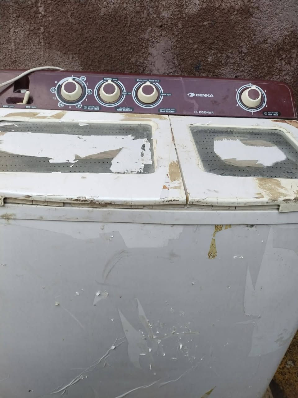 السلام عليكم غساله للبيع كامله شغاله بس الكشر شوفت عينك بي ملاحظات بسيطه مكاني الحسينيه السعر ٣٠ وبيها مجال بسيط رقمي*********** اتصل وتدلل
