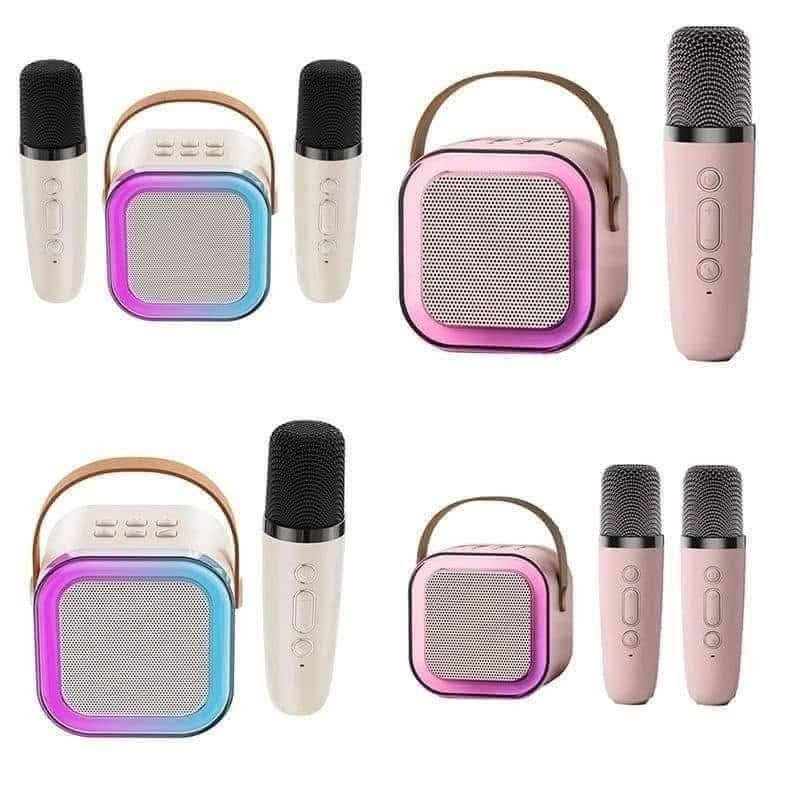 جهاز كاريوكي محمول للأطفال مزود بميكروفون لاسلكي ومكبر صوت بلوتوث. 
الميزات: يشتمل على مكبر صوت بلوتوث صغير بإضاءة LED ملونة، وميكروفون لاسلكي محمول. 
الوظائف: يدعم التشغيل عبر بلوتوث، وفتحة بطاقة TF، وUSB، ومدخل AUX. 
الاستخدام: مثالي للحفلات المنزلية، التجمعات العائلية، وكهدية للأطفال.
حجز والاستفتسار واتساب 
***********📱
يوجد خدمة توصيل 🚕 
محافظات 5 الاف 
بابل المسيب 3 الف 
المسيب حي العسكري 🏍️ مجاني
