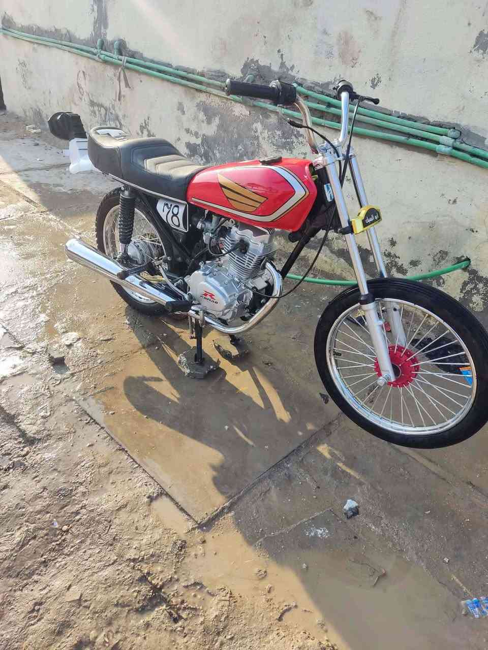 سلام عليكم دراجه تعمير 2025شاصي رشه 2014اوراق صولي صله 20يوم من معمره مكانه ديوانيه  شراي يتصل ***********
