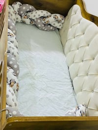 سرير طفل • كاروك بناتي • الرمادي الزراعه