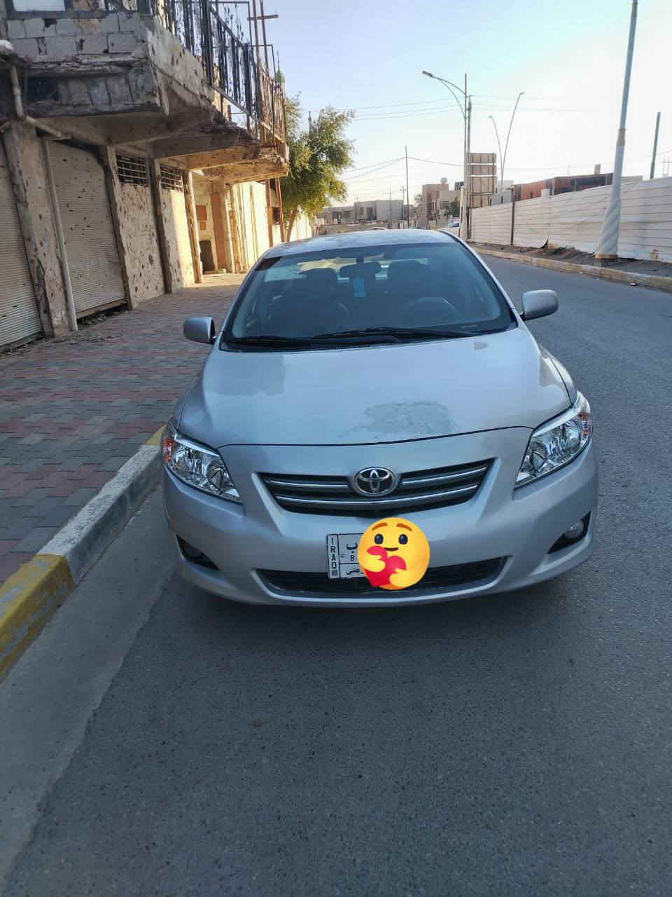 كورله 2009 خليجي محرك 1800 سياره بلاديه بدون صبغ بيه جراد ب القماره رقم بغداد عارضه 110 بيه مجال مكان سياره رمادي ***********
