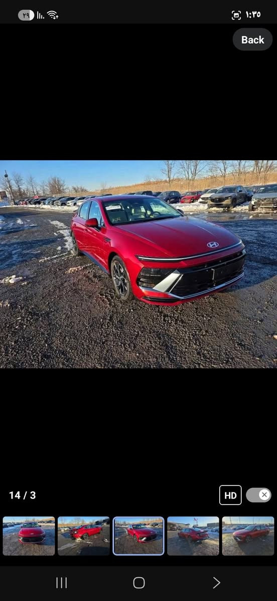 السلام عليكم هيونداي سوناتا 2025 السيارة ماشية 13 الف جديدة حلوة السيارة بامريكا شي قليل وتتحمل السيارة فول ماعدة الفتحة مكينتهة 2500 كير 8 نمر مواصفاتها رادارات شاشة متصلة تدعم ابل كاربلاي بيهة هواي مواصفات بعد الرقم صاحب السيارة ***********
