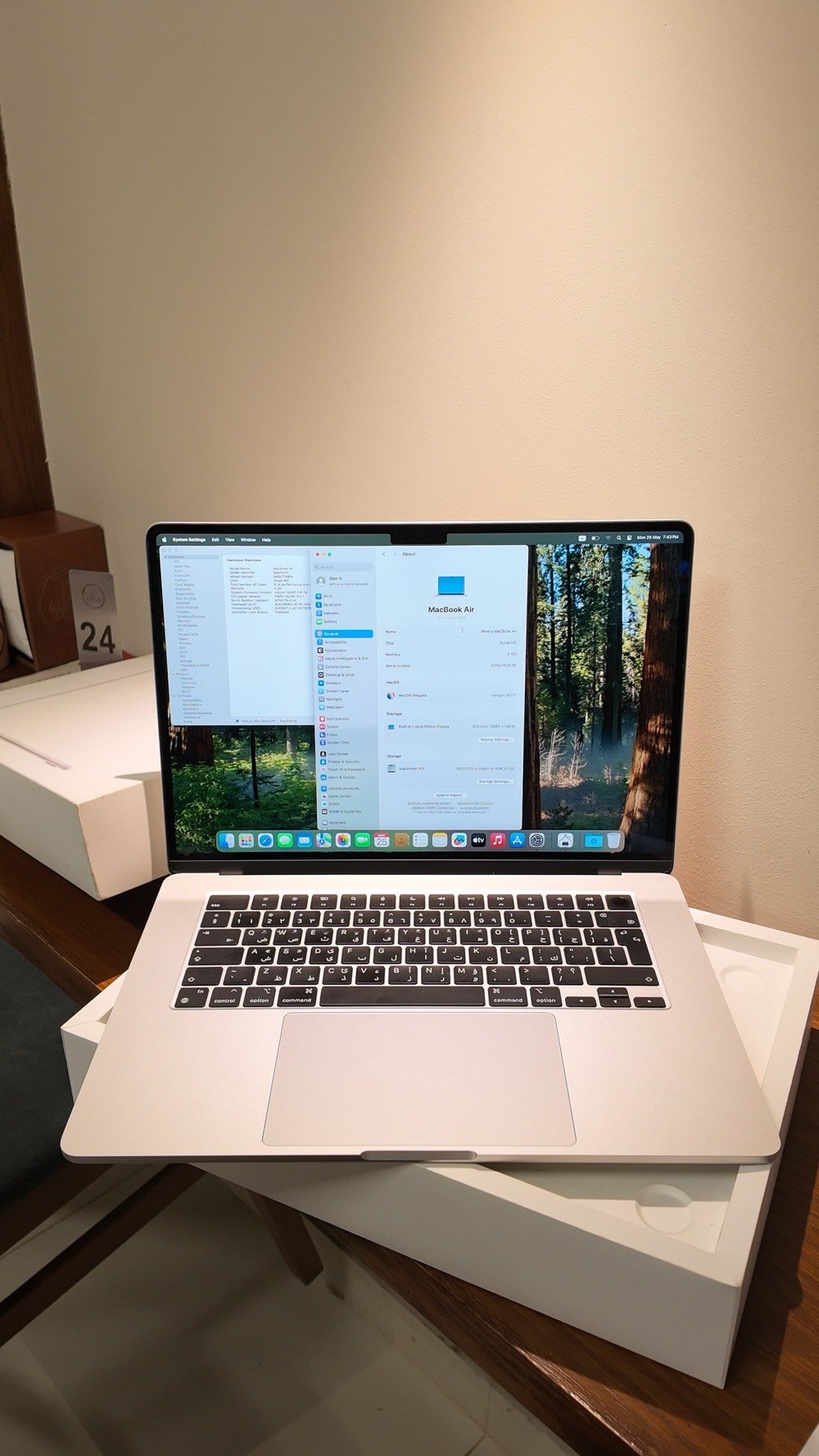 اجهزه الماك بوك المتوفره شرق اوسط كامل ملحقات

Macbook Air M2
512 GB Hard
8 GB Ram
Battery 100%
Cycle 20
15 inch
Midnight 
1,200,000 IQD


Macbook Air M2
512 GB Hard
8 GB Ram
Battery 100%
Cycle 20
15 inch
Gold
1,200,000 IQD

Macbook Air M2
512 GB Hard
8 GB Ram
Battery 100%
Cycle 16
15 inch
Silver 
1,200,000 IQD

Macbook Air M2
512 GB Hard
8 GB Ram
Battery 100%
Cycle 38
13,6 inch
Midnight 
1,100,000 IQD

Macbook Air M2
256 GB Hard
8 GB Ram
Battery 100%
Cycle 9
13,6 inch
Silver 
1,000,000 IQD
كل الاجهزه نظافه 100% مكفوله وكامل ملحقات شرق اوسط وكاله ماستر ستور العراق باقي الصور والتفاصيل منشوره على البيج 

https://www.instagram.com/imac.iq?igsh=MWRqYjNzZG8yaHp2ZQ%3D%3D&utm_source=qr
للتواصل على الخاص او على الواتس
***********