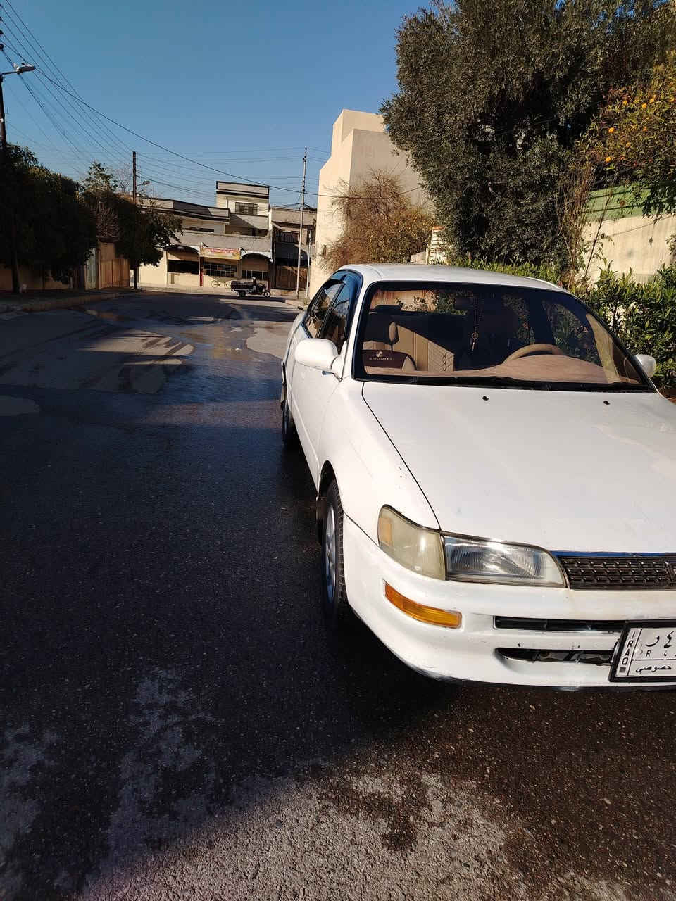 كورلا موديل 1995 محور تحويل إماراتي سياره جاهزه 
كير ومحرك بشرط ووايرمني كله شغاله سياره مل بيت نضافه 90%
بدون صبغ فقط اماكن معدله علبارد قفط 
تبريد ثلج ❄☃️
تدفئه 
جامات كهرب 
قفل مركزي 
من تعبر السرعه 60 تقفل توماتيك وضع شركه 
رقم نينوى سنويه الى 2027
العنوان / موصل حي البكر
*********** اتصال وخاص مفتوح
