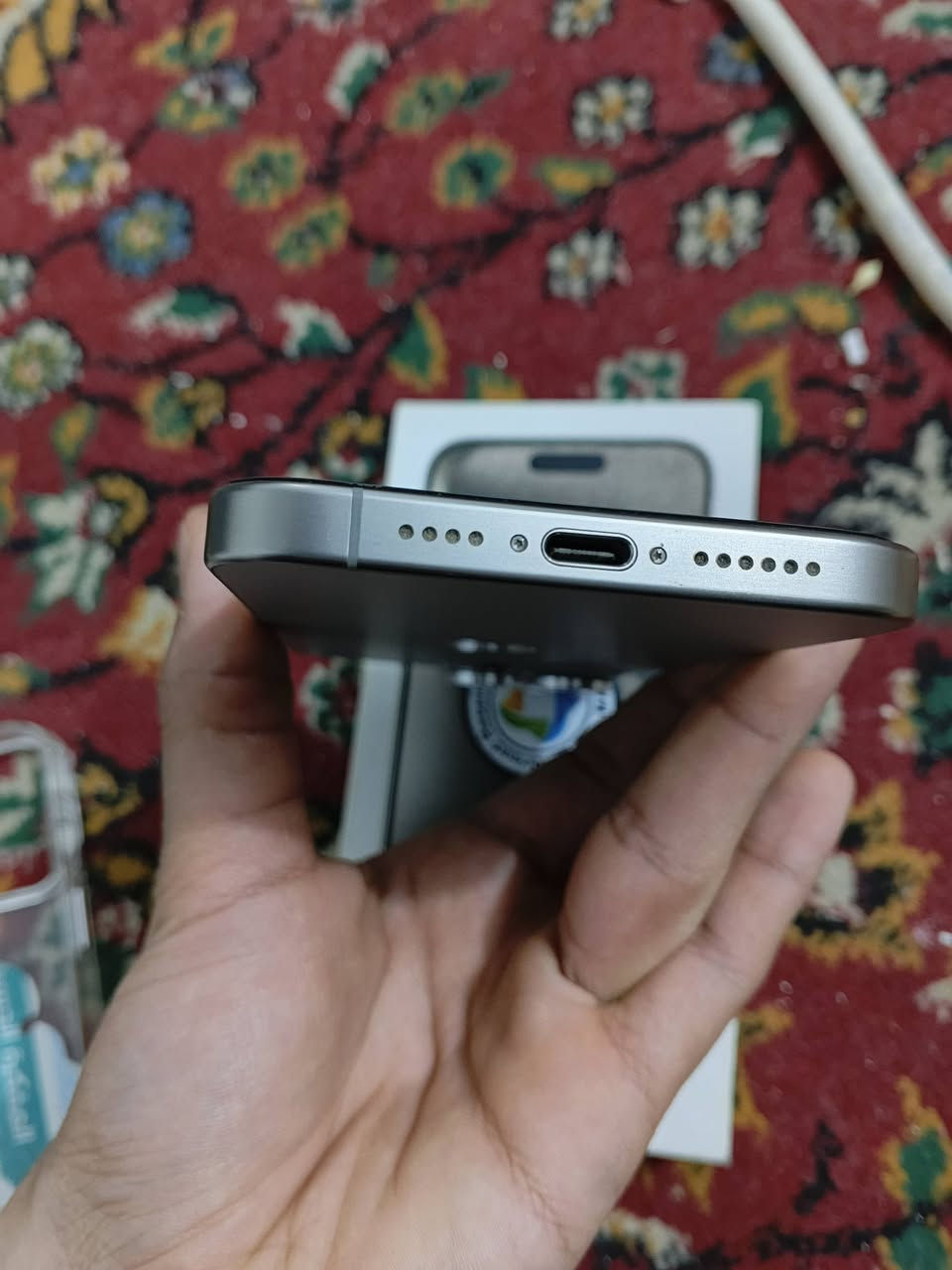 15 برو ماكس مكفول مكفول
بطاريه 86
256
نضافه ٪١٠٠ 
استخدامي شخصي 
سعر مليون بي مجال قليل 
***********
