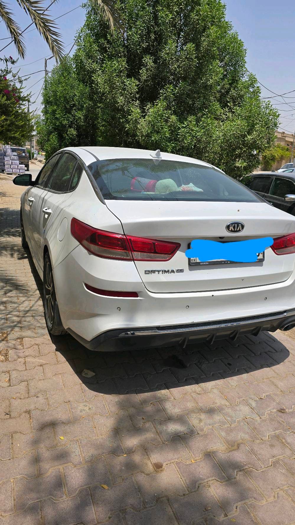 السلام عليكم
اوبتيما موديل ٢٠٢٠ وارد امريكي 
محركها GDI
السيارة جاهزه من كلشي 
رقم اربيل دولي عندي وكاله عامه باسمي يعني اني اداورلك
حادثها مثل ما موضح بالصورة جاملغ امامي وخلفي جهه السايق 
بيها نقاط حالوب قليلات وناعمات كلش ما ينشافن بالعين بس بالسونار مبينات 
مكانها الديوانية المركز 
للبيع او المراوس بعالي وحسب القناعه 
للاستفسار الاتصال على الرقم *********** او المراسلة 
وشكرا