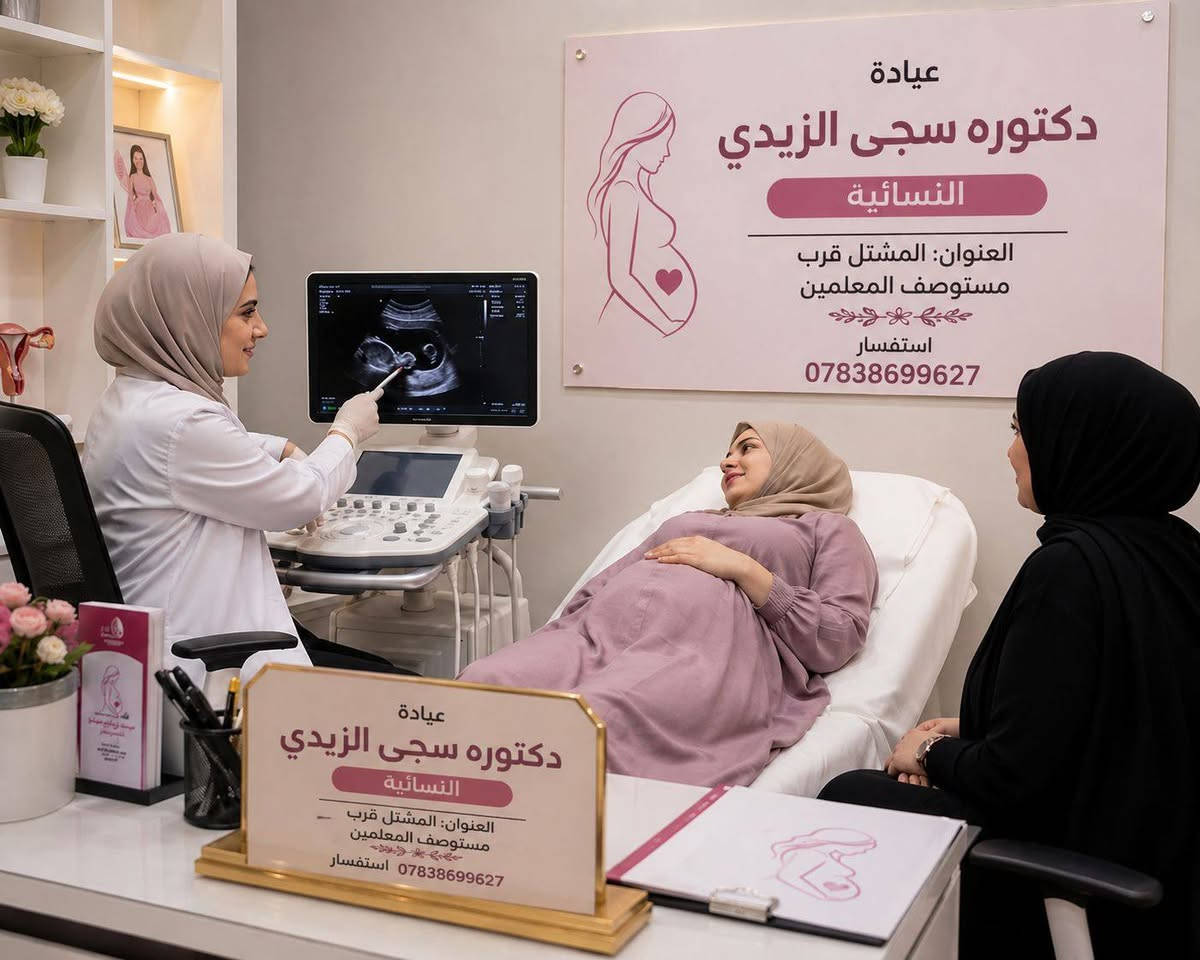 دكتورة سجى الزيدي نسائيه الكشفية15مع سونار
