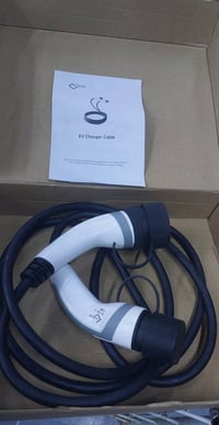 كيبل شحن ثنائي  ( 16A / 32A ( Type 2 القدره 22 KW للتواصل واتساب او ات...