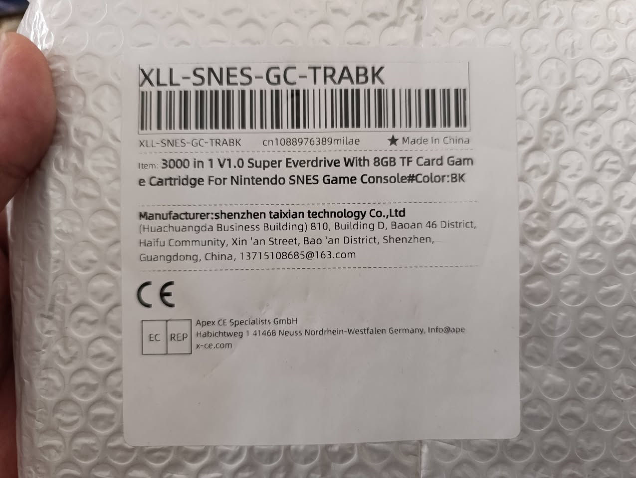 كاسيت سوبر ننتيندو ابو الرام
SNES
للبيع 25 مع التوصيل


**إذا كنت صاحب هذا الإعلان وتريد حذفه لأي سبب، رجاءا أرسل رسالة إلى الدعم الفني**