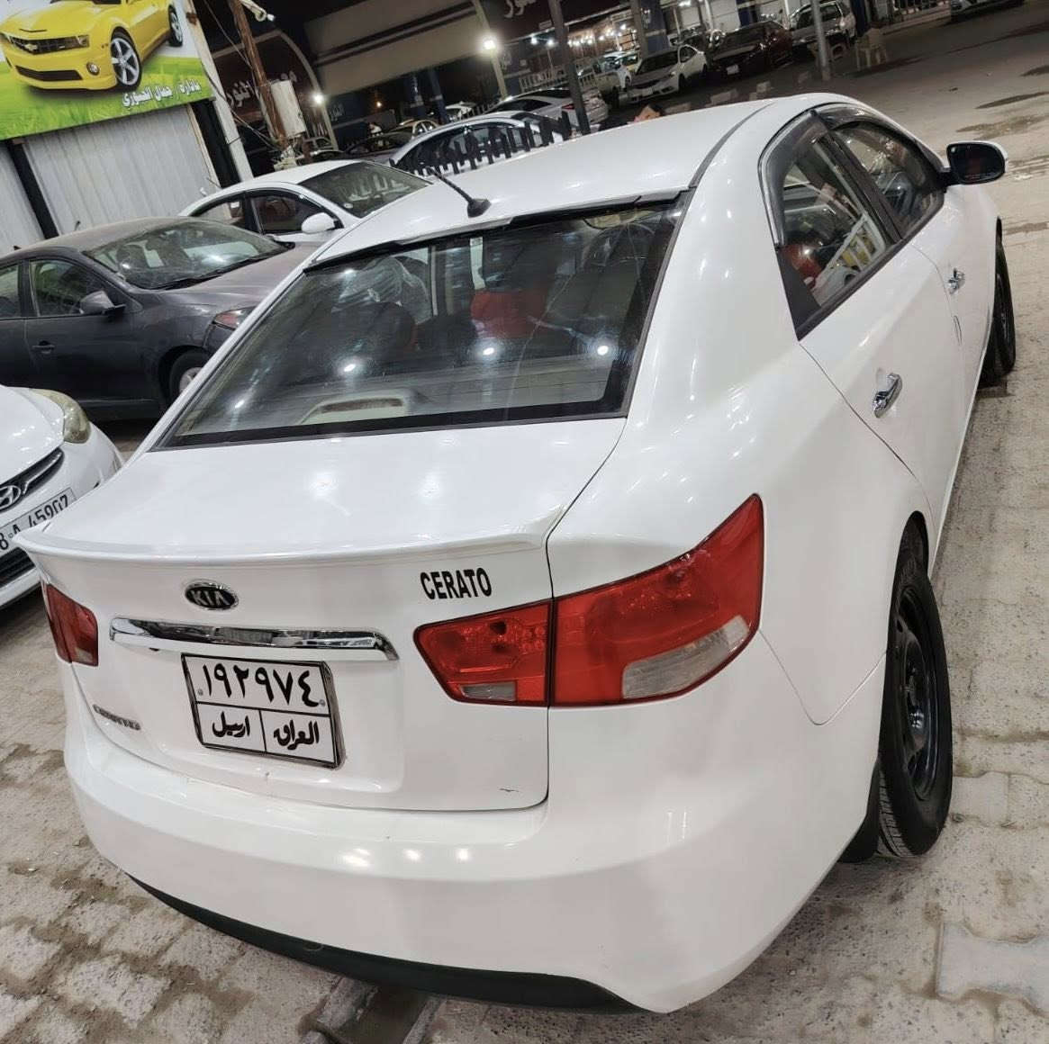 للبيع سيراتو 2011 مكفوله من ضربه بيها 3 قطع رش اثر شخوط رقم أربيل وكاله ثاني يوم بسمك  
كير مكينه حداديه تبريد جاهزه وحلوه السعر 74 مكان سياره نجف 
***********
