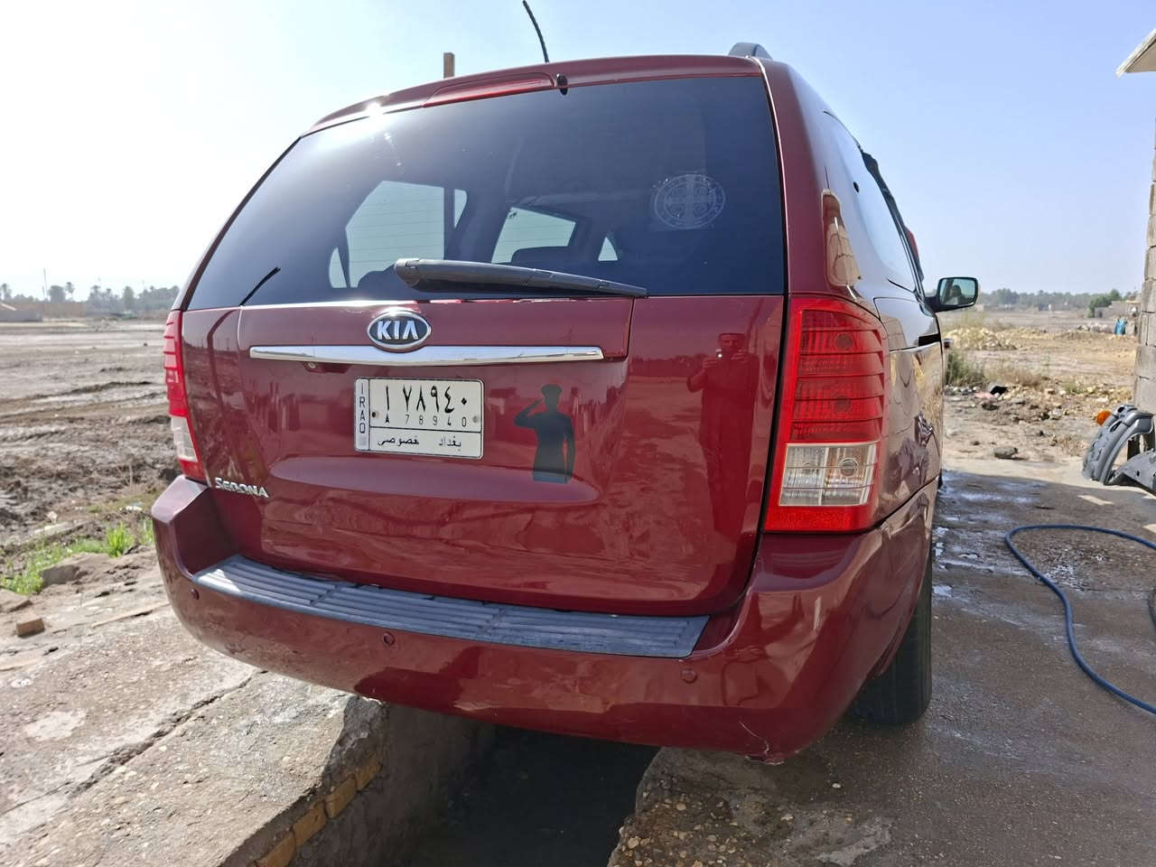كيا سيدونا موديل 2010 سبعه راكب رقم بغداد باسمي سنويه نهاية 27 سياره جاهزه تبريد ثلج 3 قطع حداديه كامله منظومه ماء جديده 3 قطع صبغ بدون دواخل صور حادث اميركا بالمنشور سياره خير من الله ترايك وين متريد بيع او مراوس حسب القناعه 
السعر 140 رقم التلفون ***********
